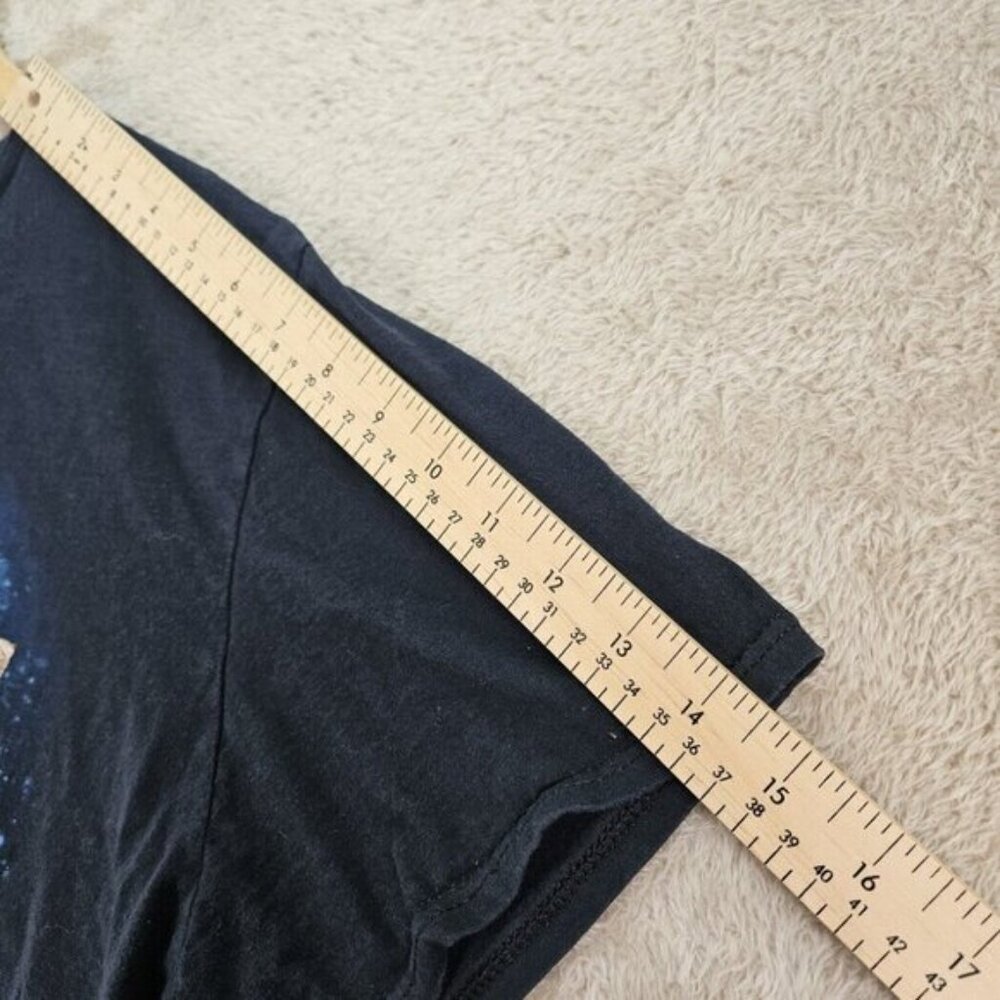 Superman Super Cat Green Laser Beam In Space T-shirt Men's Size XL Black Tee - Picture 5 of 10